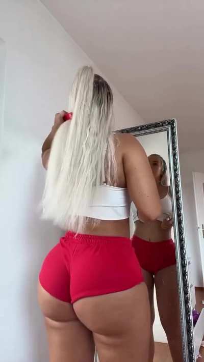 Red Booty Shorts