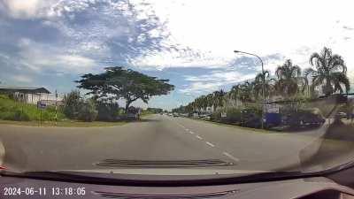 Road rage in Miri