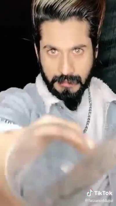 He is Faizal Siddiqui, memeber of team nawab and brother of Amir Siddiqui. Is he promoting Acid attack on girls?? FYI he has 13.4M followers on Tiktok