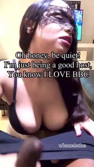 Now you know why hubby’s BBC friend loves coming over to our place