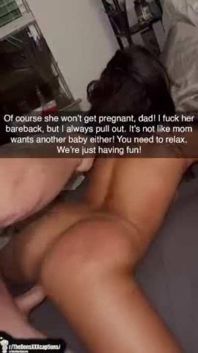 I had to calm down my dad after he understood I was mom’s new bull