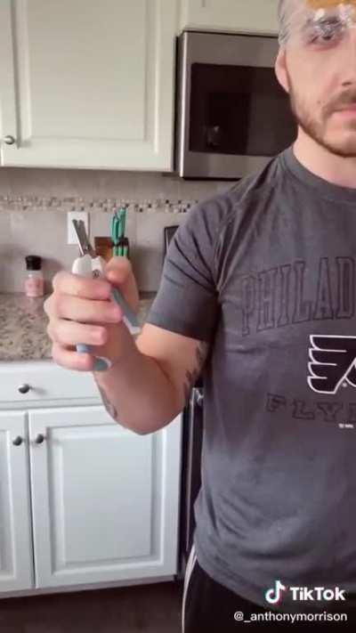 Ok let my dog lick peanut butter off my face