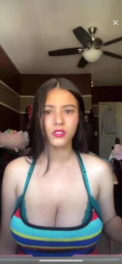 Banned from TikTok for having big breasts
