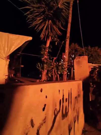 The moment Syrian government forces were ambushed and subjected to heavy gunfire in the Daatour neighborhood of Latakia by rebels loyal to the former Assad regime.