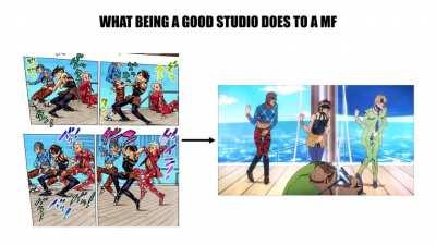 I still wonder how the hell they managed to create this out of a four panel drawing.……