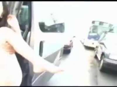 Japanese Girl Forced To Show Her Pussy In Public (Censored)