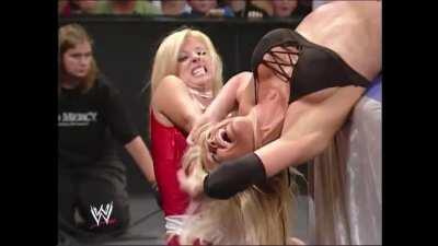 Krissy Vaine obliterated Torrie Wilson in her only WWE appearance
