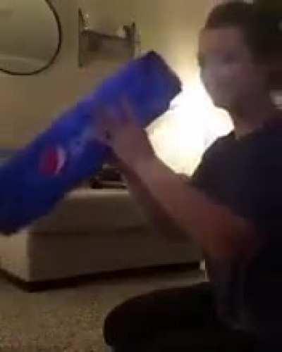 Never look down the barrel of a gun