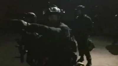 Very unhappy protesters get arrested and pepper sprayed after motorcycle incident in Portland