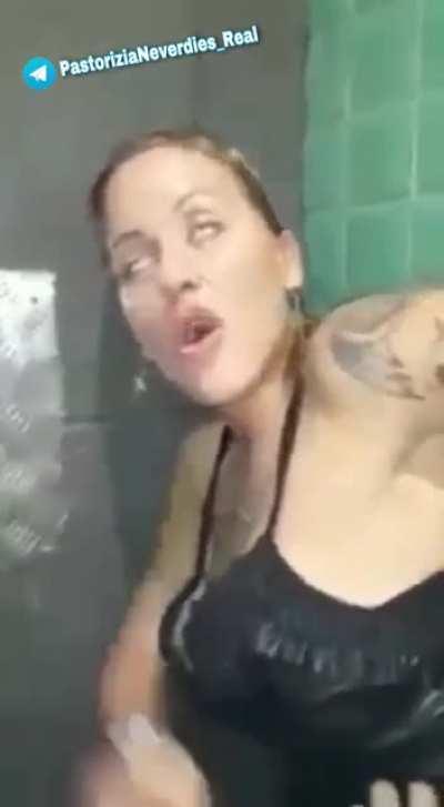 Italian girl took too much