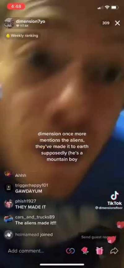 The aliens finally made it