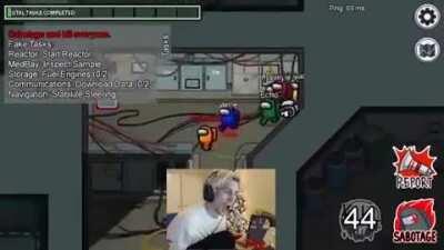 xqc playing amoung us PepeLaugh - made by me