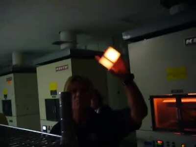 You have to appreciate the engineering in the space shuttle thermal tiles!