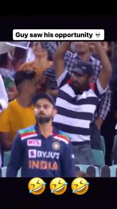 The man who stole the spotlight from Virat Kohli!