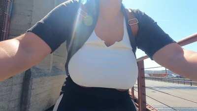 The best view of Twin Peaks is [f]rom the Golden Gate Bridge (OC) 🌉