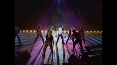 Michael actually spoiled a part of Smooth Criminal's choreography in his first leg of Bad Tour, months before it was presented live and a year before Moonwalker was released