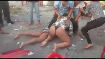 Bar fight in Brazil