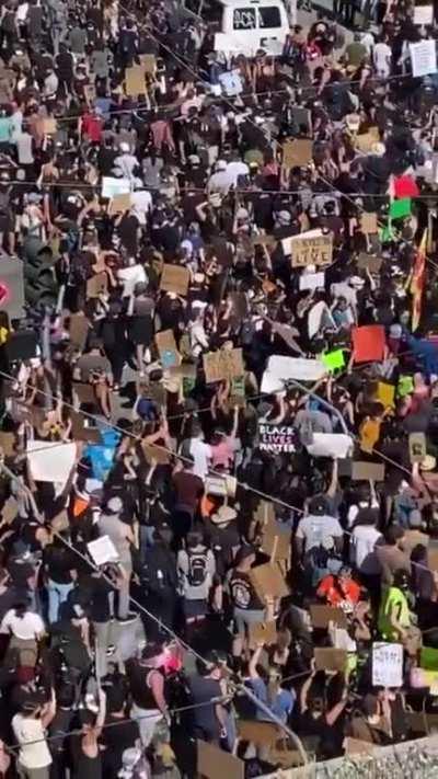 San Francisco Gigantic Peaceful Protest - Credit To @JoshuaPotash