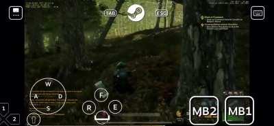 You can play “New World” on your phone using SteamLink and it works well.