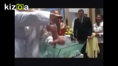 Baptism Dancing Pallbearers