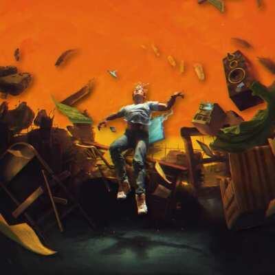 I animated the album cover for No Pressure!