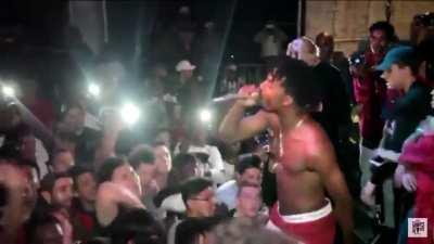Tayk at a carti show in dallas 2016