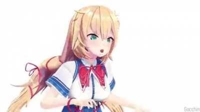 Haachama jump in the CAAC