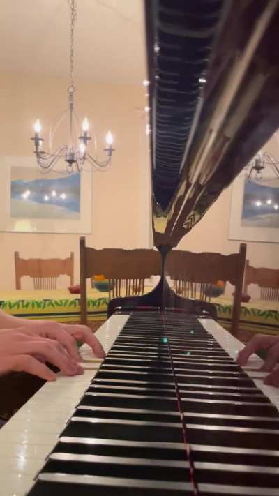 Liszt/Bach C major fugue no pedal practice