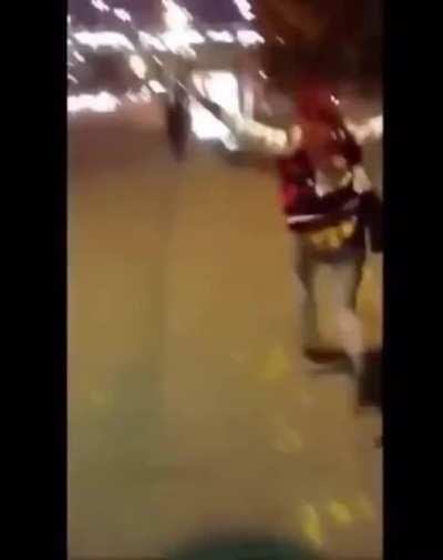 Flying like a bird...