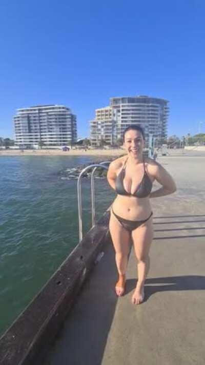 A group of guys came over to check on me after I jumped in. Sometimes people can be so considerate!