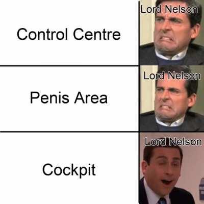 Fun fact: Lord Nelson influenced the name of the cockpit