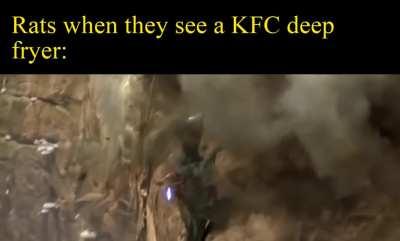 KFC deep fryer has the high ground.