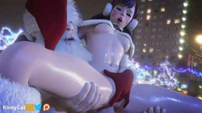 dva christmas special( KinkyCat3D ) [ overwatch ]