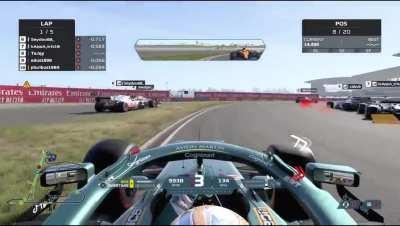 Typical open lobby lap 1 carnage