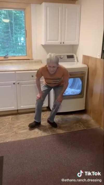 grandma's when the laundry is done