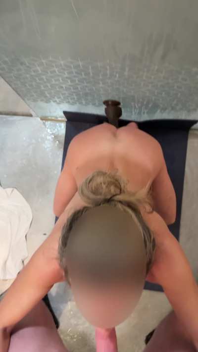 Spitroasting The Mrs in the shower