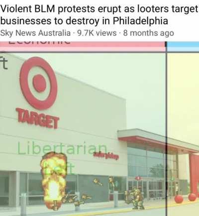 Arson, looting, rioting, that’s just the voice of the oppressed guys!