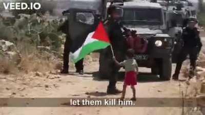Palestinian father tries to get IDF to shoot his child