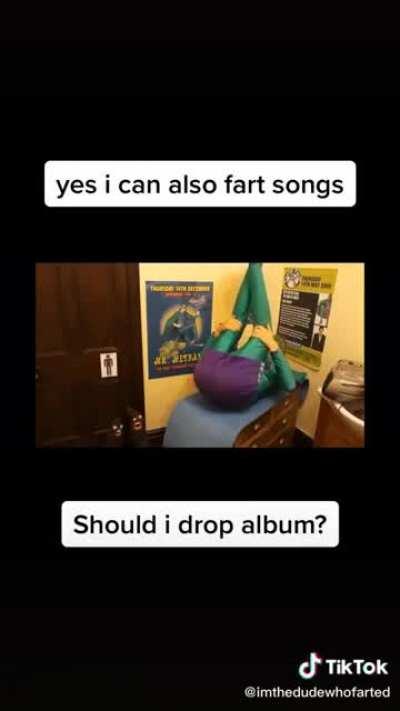 This guy is a farting champ!!!