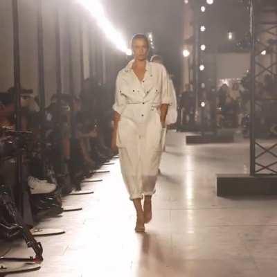 Walking at Isabel Marant's Spring/Summer 2022 Show, Paris Fashion Week, Paris, France, September 30, 2021, from her Instagram