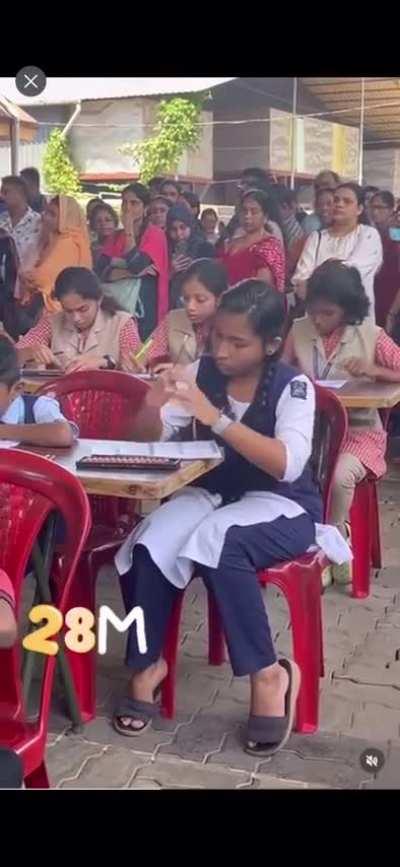 endian students praying to math god