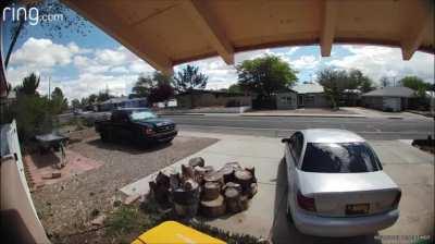 Ring camera footage of the Farmington shooting that occurred on May 15, 2023. 18 year old Beau Wilson shot at random cars and houses, killing 3 and injuring 6 others before being killed by police