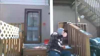 Two bros took some Salvia. Looks like they're having a great time.