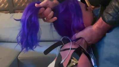 Once the cum is in the throat, it merely serves as lube for round 2