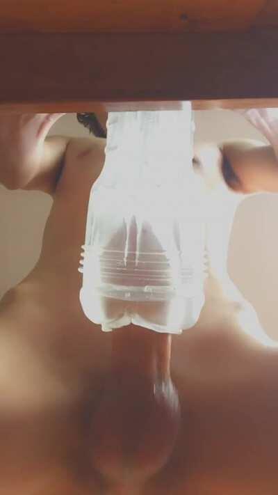 First fleshlight, first use! Sooo good! [m19]