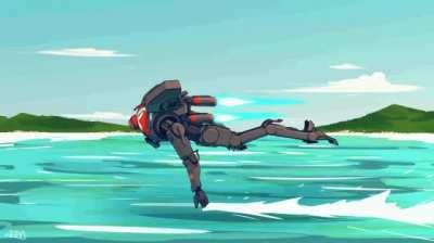 finished making a gif of viper [art by me]