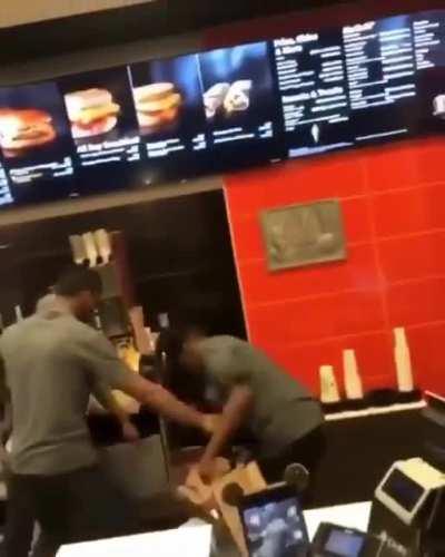 Things really got bad when he hit the wrong guy.