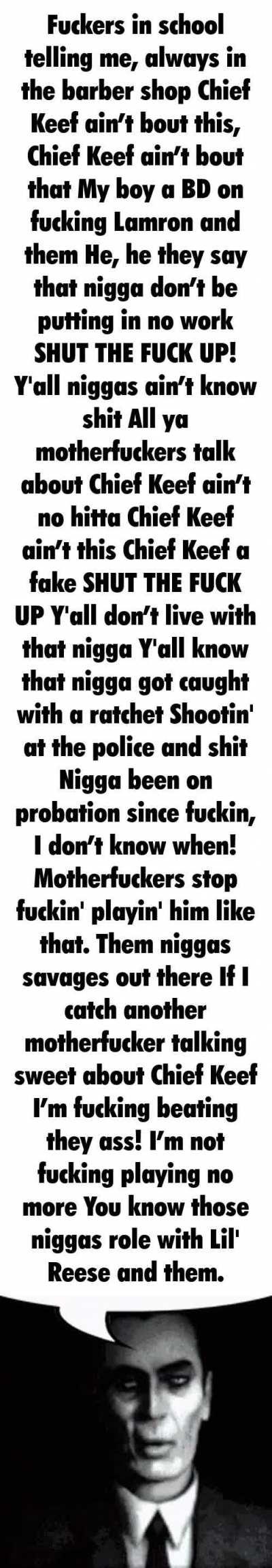 Gman Spits out some facts.