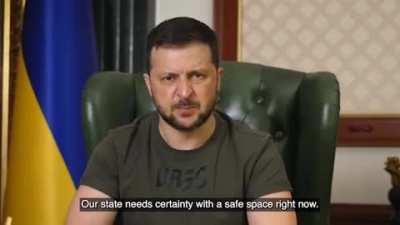 President Zelenskyy nightly address with English subtitles