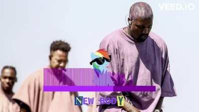 NEW body but Ye suddenly doesn't want it unholy as the song goes on